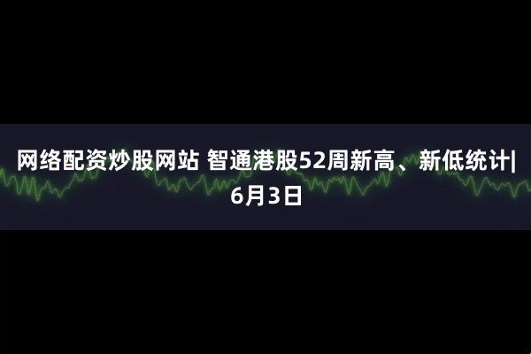 网络配资炒股网站 智通港股52周新高、新低统计|6月3日