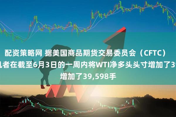 配资策略网 据美国商品期货交易委员会（CFTC） 原油投机者在截至6月3日的一周内将WTI净多头头寸增加了39,598手